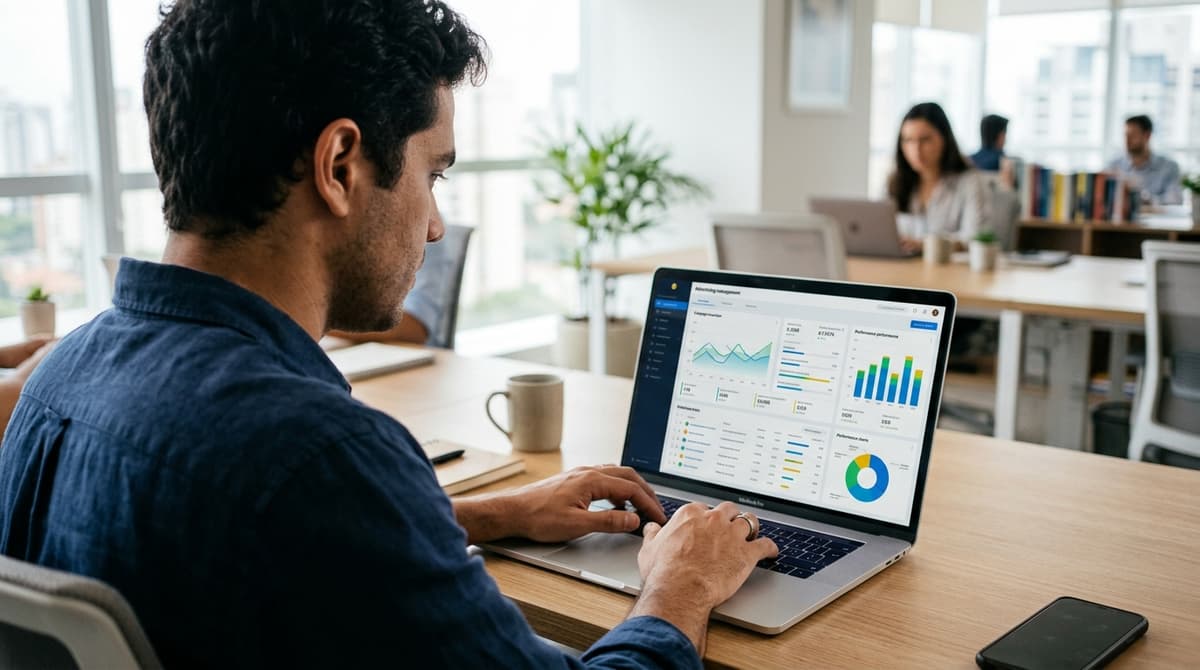 Tela do Gerenciador de Anúncios da Meta exibindo a estrutura de campanha, conjunto de anúncios e anúncio