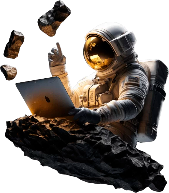 Astronauta Flutuando